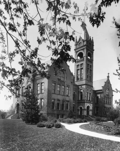 Black and white photograph of the Normal School